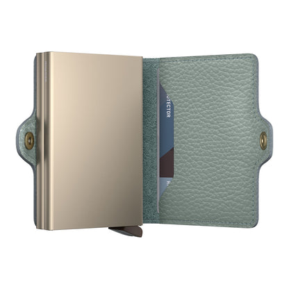 Secrid Twinwallet Pebble meergrüne Damenbrieftasche