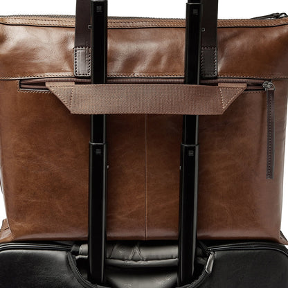 Castelijn &amp; Beerens Rien Laptop Umhängetasche 15,6" RFID natur