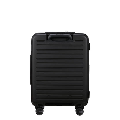 Samsonite Restackd Spinner 55 EXP Easy Access schwarzes Hartschalenetui