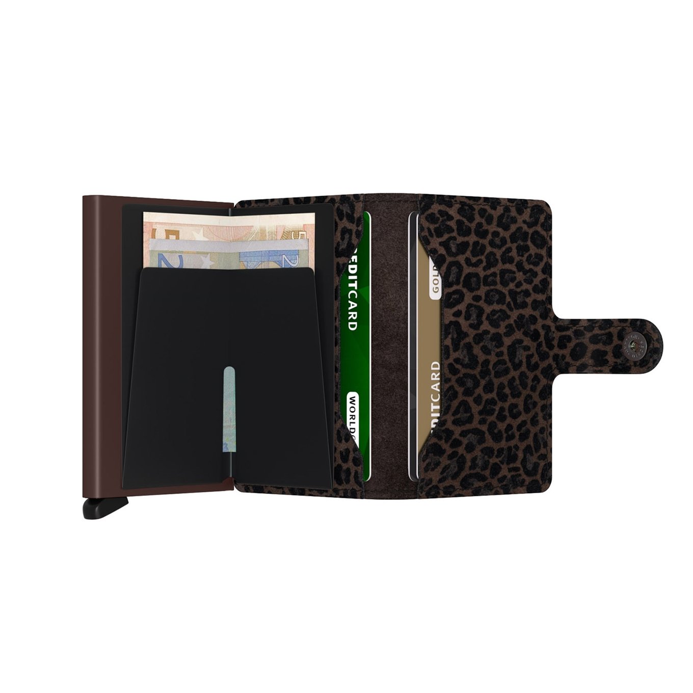 Secrid Miniwallet Portemonnee Leo brown