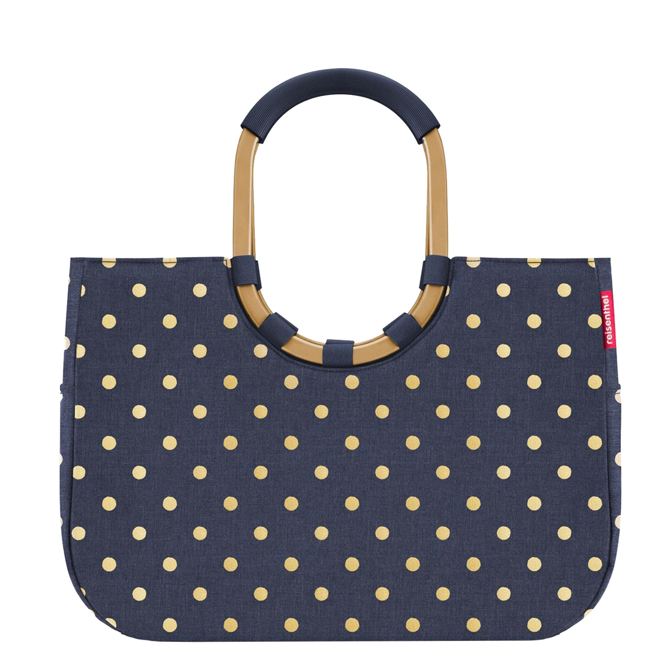 Reisenthel Loopshopper L frame metallic dots blue