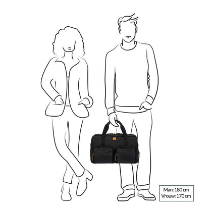 Bric's X-Travel Holdall ozeanblaue Wochenendtasche