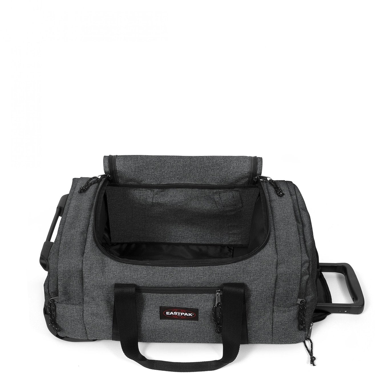 Eastpak Leatherface S + schwarzer Denim Weicher Koffer