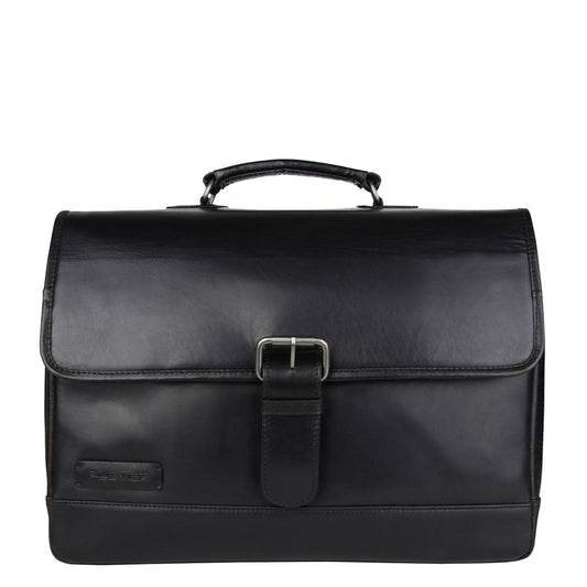 Plevier Quartz Volnerf 3-vaks Laptoptas 15.6" zwart