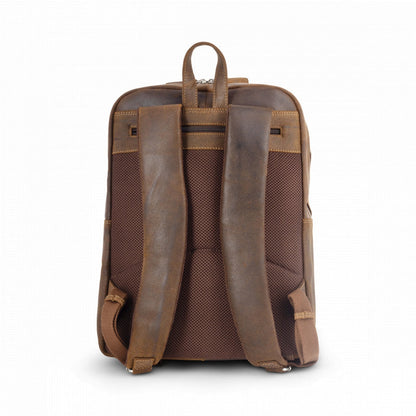Plover Sheffield Laptop-Rucksack 15,6" dunkelbrauner Laptop-Rucksack