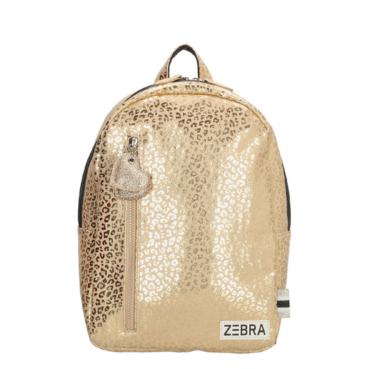 Zebra Trends Girls Leopard Rugzak goud