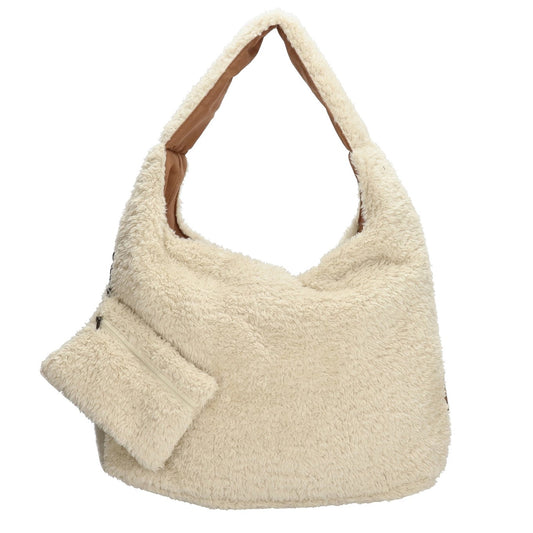Enrico Benetti Teddy Shoulder Bag off white