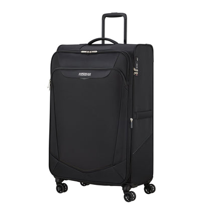 American Tourister Summerride Spinner L Exp schwarz Weicher Koffer