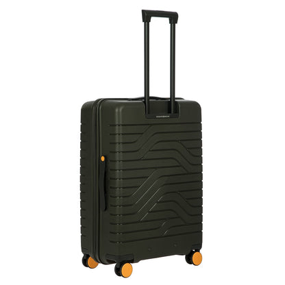 Bric's Ulisse Trolley Erweiterbarer mittlerer olivfarbener Hartschalenkoffer