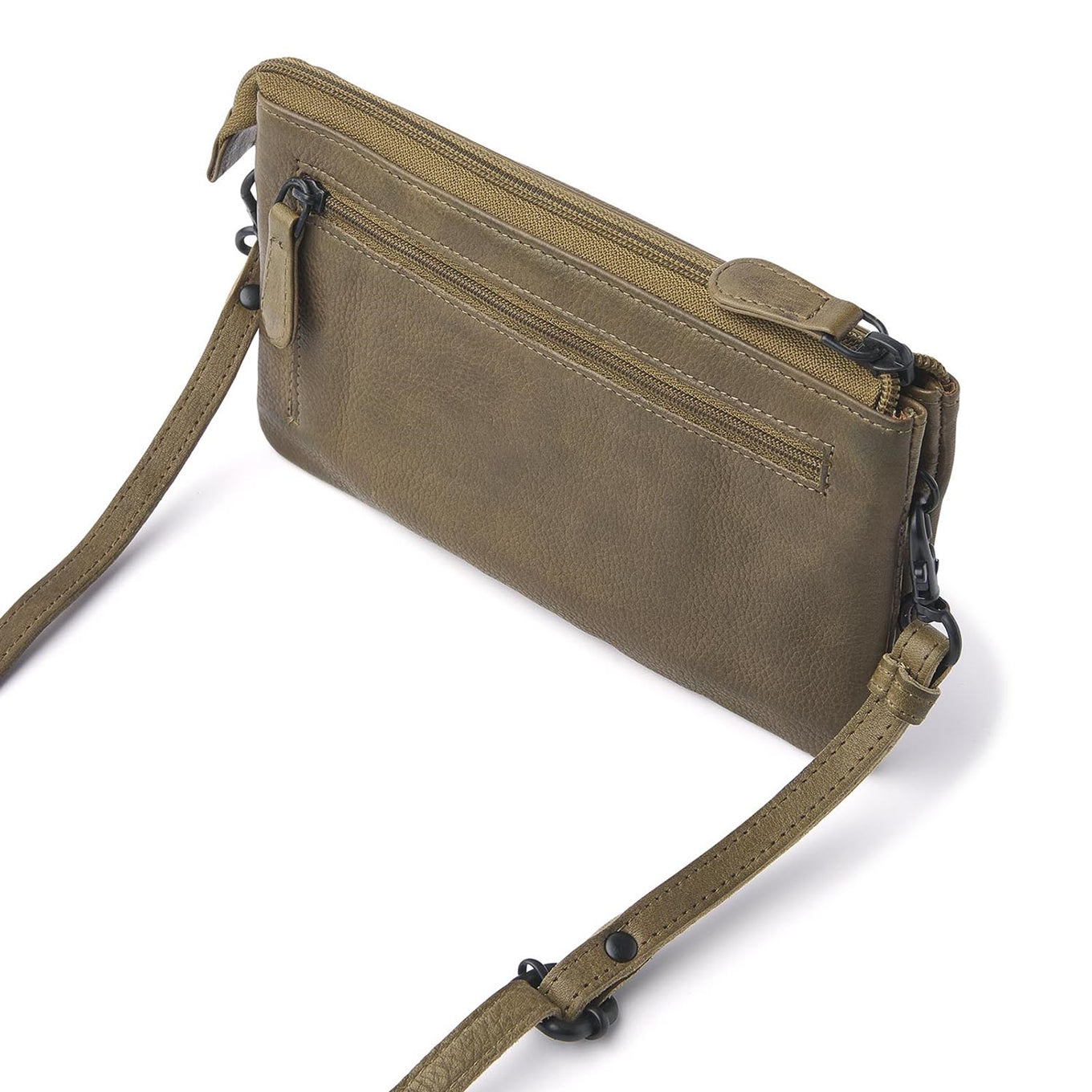 dR Amsterdam Tampa Schoudertas / Clutch olive