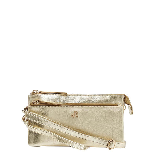 dR Amsterdam Metallics Shoulderbag/Clutch 743731 light gold Women's bag