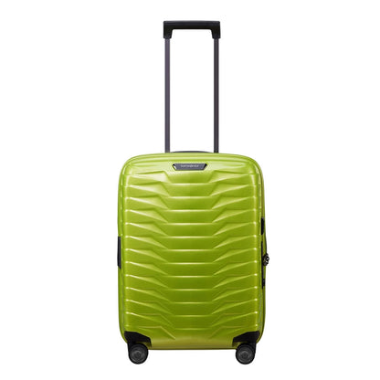 Samsonite Proxis Spinner 55 erweiterbarer Limetten-Hartschalenkoffer
