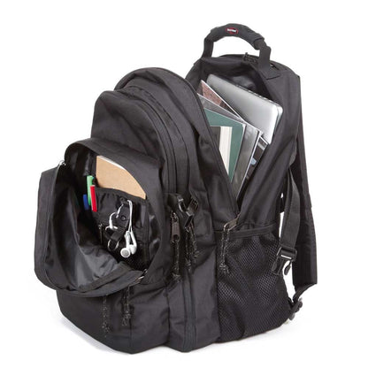 Eastpak Tutor Laptop-Rucksack aus schwarzem Denim