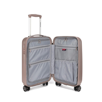 Ordentlicher Paradiso Spinner 55 Champagner-Hartschalenkoffer