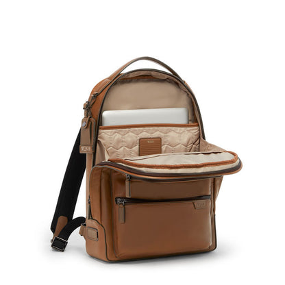 Tumi Harrison Bradner Rucksack Rucksack aus Leder in Cognac