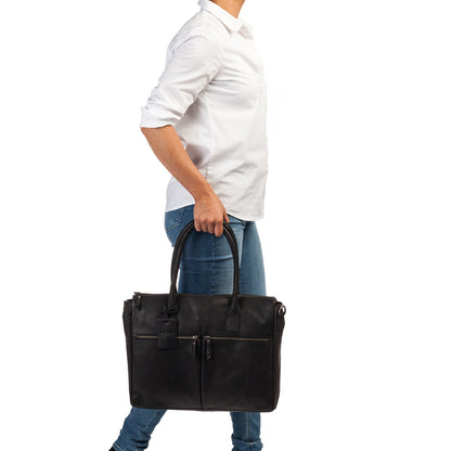 Burkely Vintage Valerie Laptop Bag 15" black