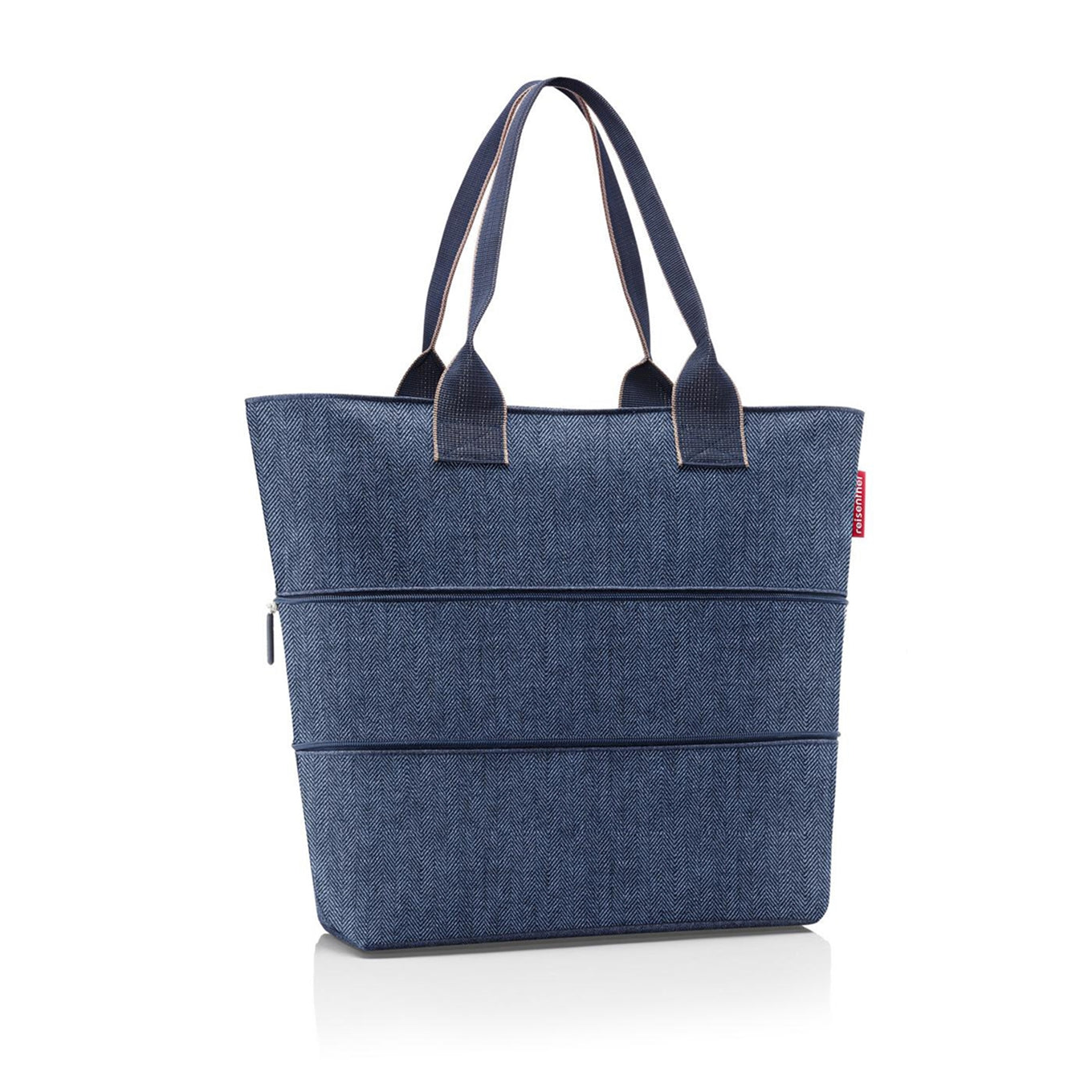 Reisenthel Shopping Shopper e1 herringbone dark blue
