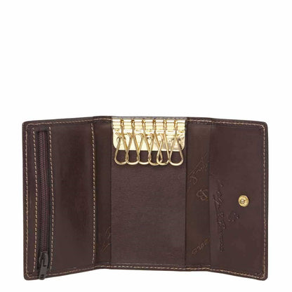 Castelijn &amp; Beerens Gaucho Compact Key Case Mocha
