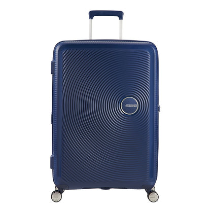American Tourister Soundbox Spinner 77 Erweiterbares Hartschalenetui in Mitternachtsblau