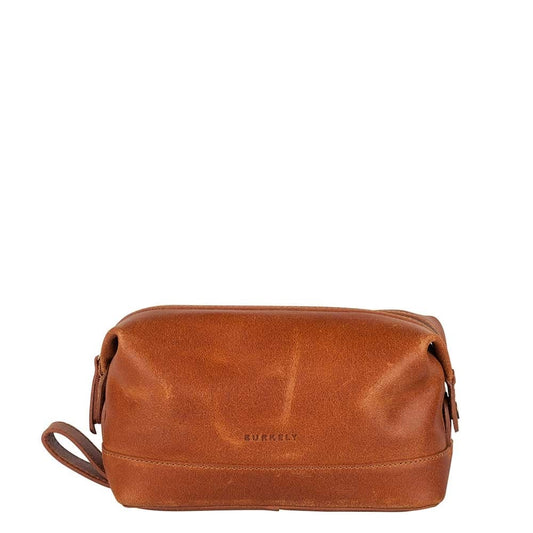 Burkely Vintage Riley Kulturbeutel Cognac