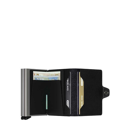 Secrid Twinwallet Wallet black leather