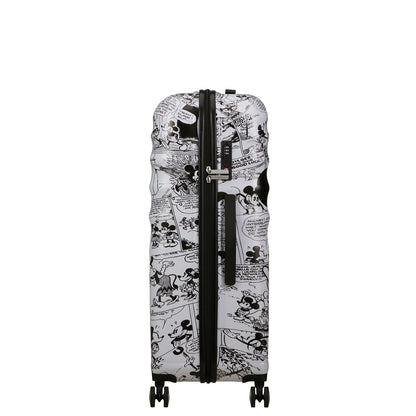 American Tourister Wavebreaker Disney Spinner 77/28 TSA Minnie Comics weißes Hartschalenetui