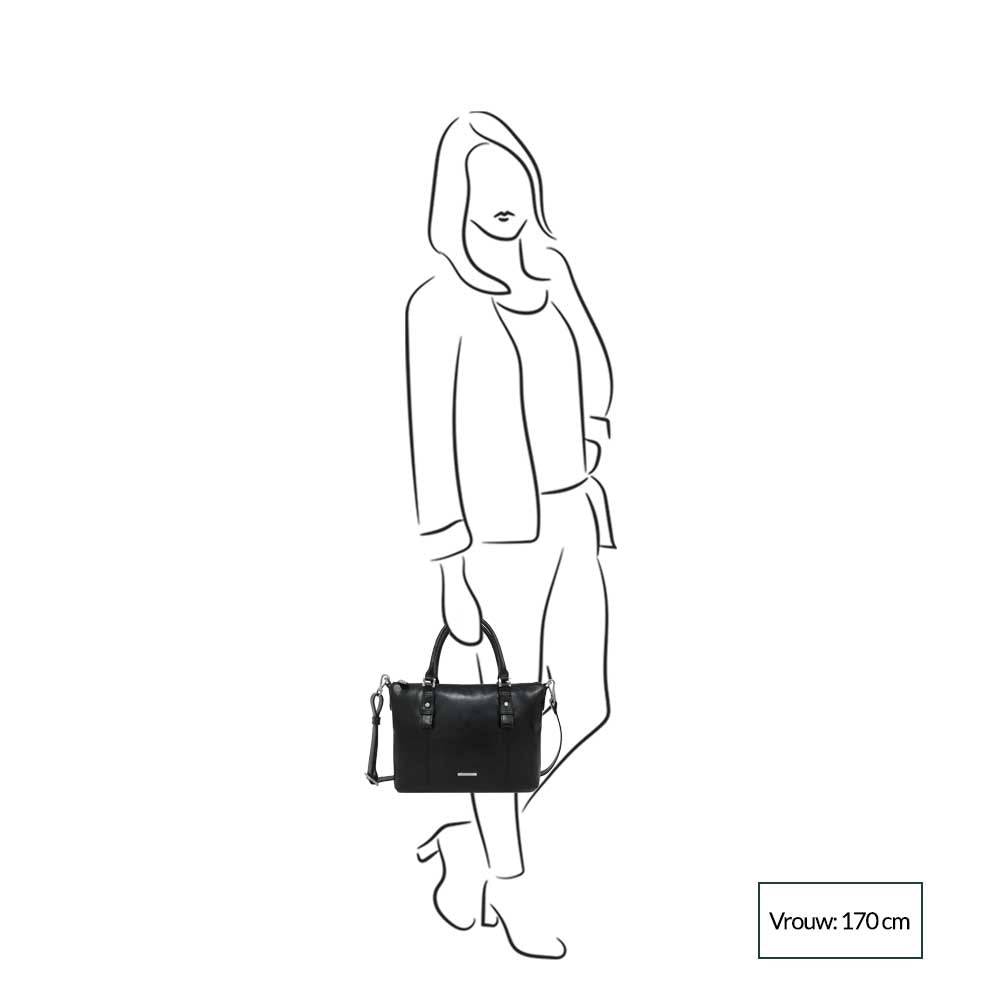 Claudio Ferrici Pelle Vecchia Tote navy Women's bag
