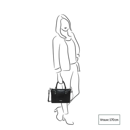 Claudio Ferrici Pelle Vecchia Tote navy