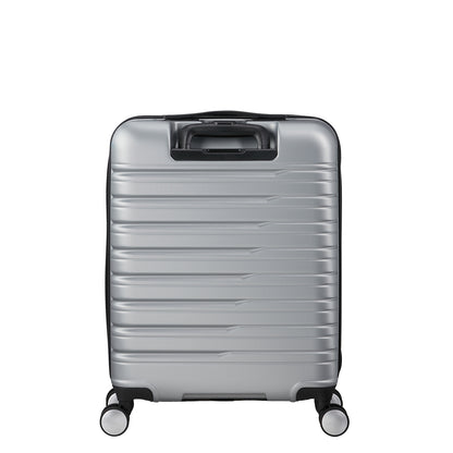 American Tourister Flashline Spin. 55/20 Frontloader Cabin Trolley sky silver