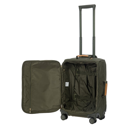 Bric's X-Travel Cabin Trolley 55 olive II Soft suitcase
