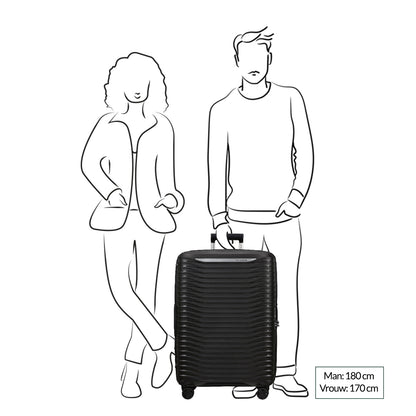 Samsonite Upscape Spinner 75 Erweiterbarer Blue Nights Hard Case
