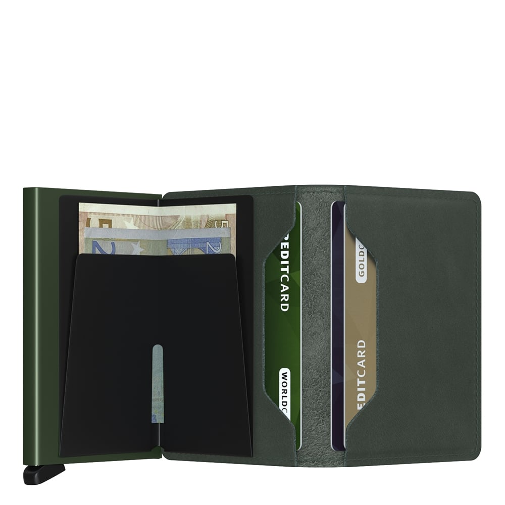 Secrid Slimwallet Wallet Original grüne Damenbrieftasche