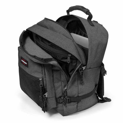 Eastpak Ultimate Backpack Rucksack aus schwarzem Denim