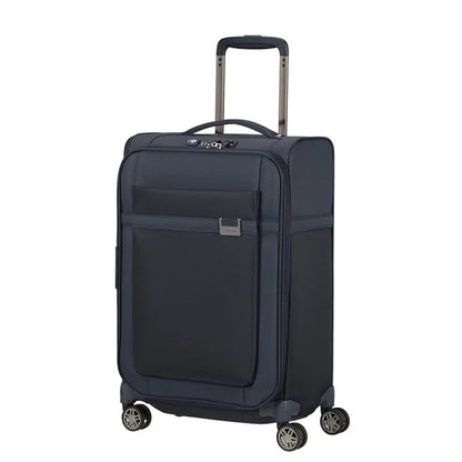Samsonite Airea Spinner 55 Exp Länge 35 cm dunkelblau Weicher Koffer