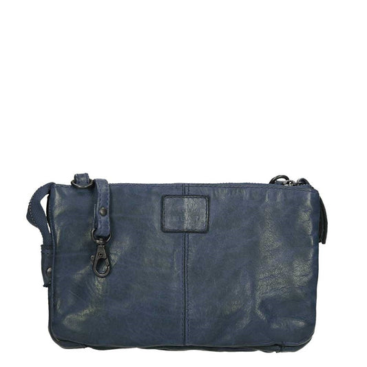 Bear Design Cow Lavato Clutch blue Women's bag