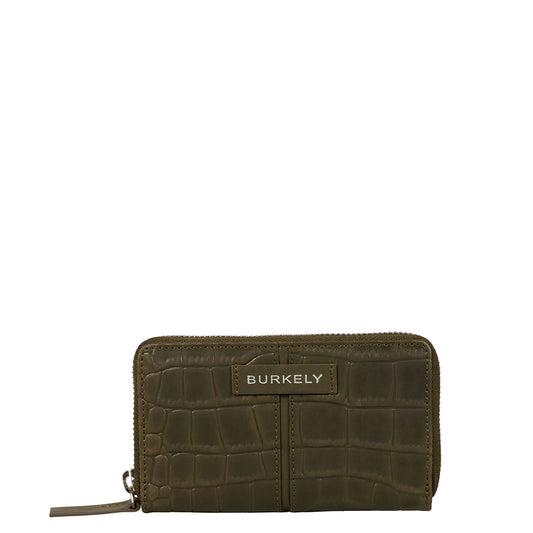 Burkely Cool Colbie Medium Zip Around Wallet grün Damenbrieftasche