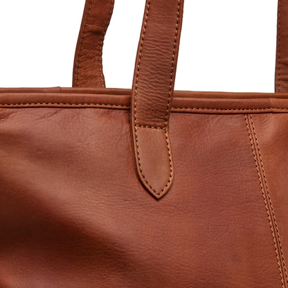 The Chesterfield Brand Monza Shopper cognac