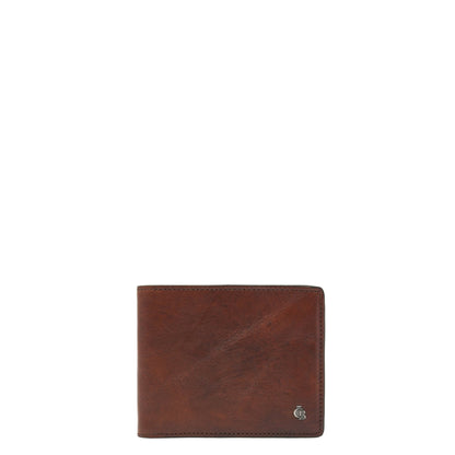 Castelijn &amp; Beerens Rien Billfold 8 RFID Cognac Herrenbrieftasche
