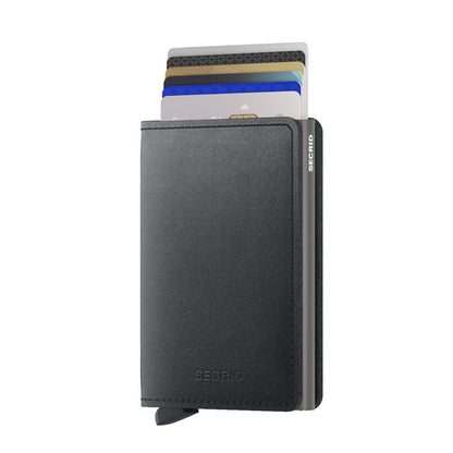 Secrid Slimwallet Wallet Mirum Plant-Based schwarz Damenbrieftasche