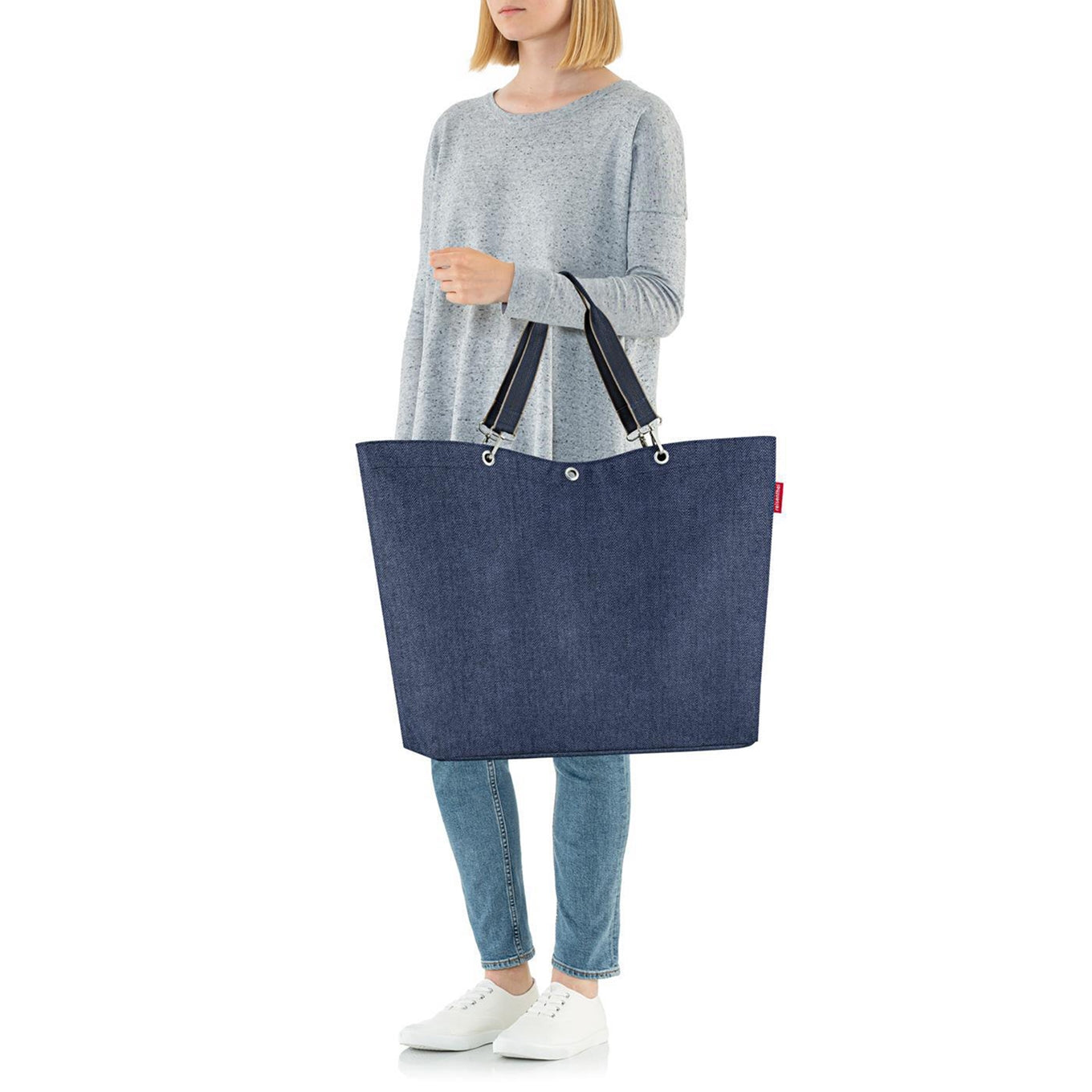 Reisenthel Shopping Shopper XL herringbone dark blue