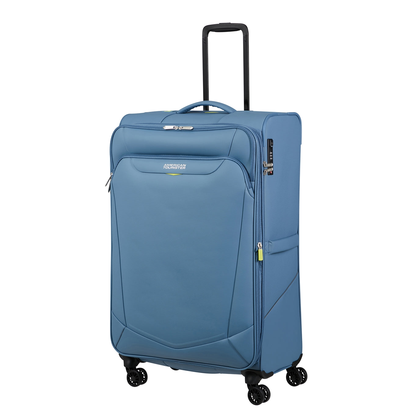 American Tourister Summerride Spinner L Exp TSA coronet blue Soft suitcase