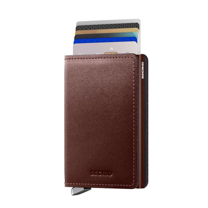 Secrid Slimwallet Wallet Dusk dunkelbraun Damenbrieftasche