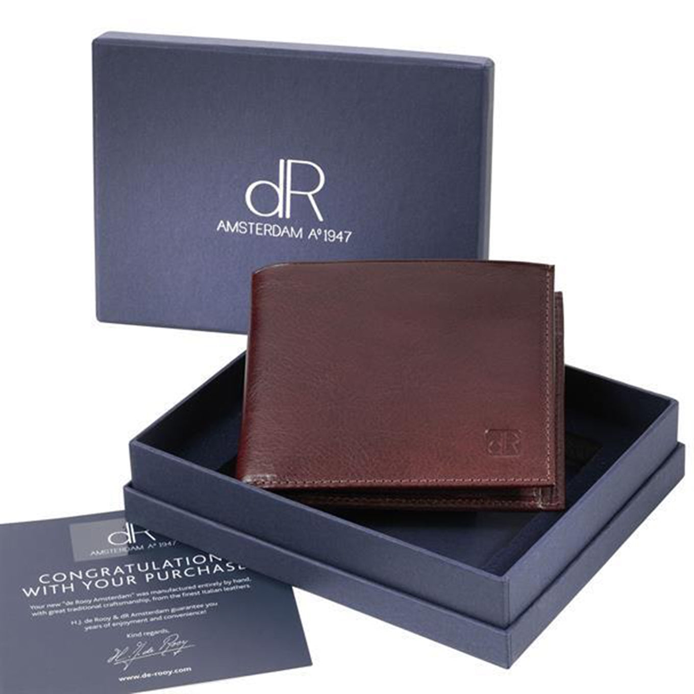 dR Amsterdam Canyon Billfold chestnut