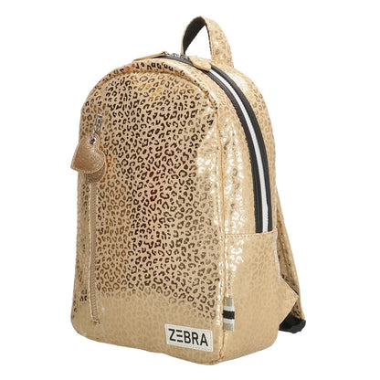 Zebra Trends Girls Leopard Rugzak goud