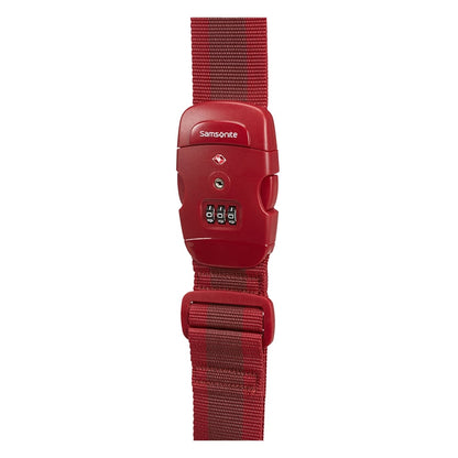 Samsonite Accessories Luggage Strap/TSA Lock red