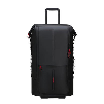 Samsonite Ecodiver faltbare Reisetasche/Räder 4-IN-1 schwarze Reisetasche