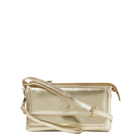 dR Amsterdam Metallics Shoulderbag/Clutch light gold Women's bag