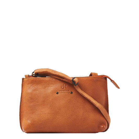 dR Amsterdam Tampa Schoudertas Crossover camel
