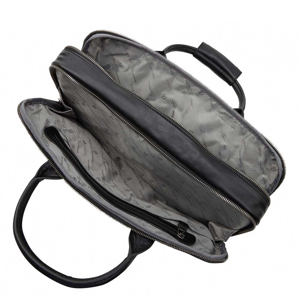 Castelijn &amp; Beerens Firenze Business Laptoptasche 15,6" 3 Fächer schwarz
