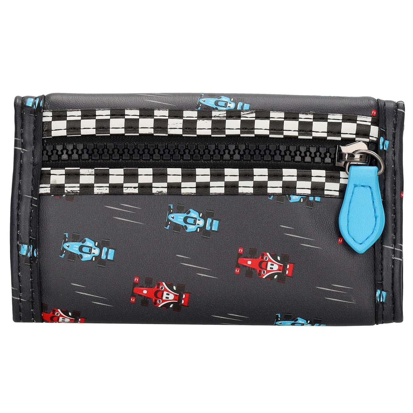 Zebra Trends Jesse Wallet race car black